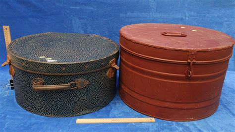 round metal hat box|18 inch round hat box.